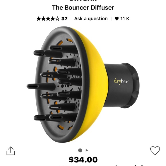 DryBar Buttercup Blowdryer and Bounce Diffuser Attachment - Picture 5 of 5